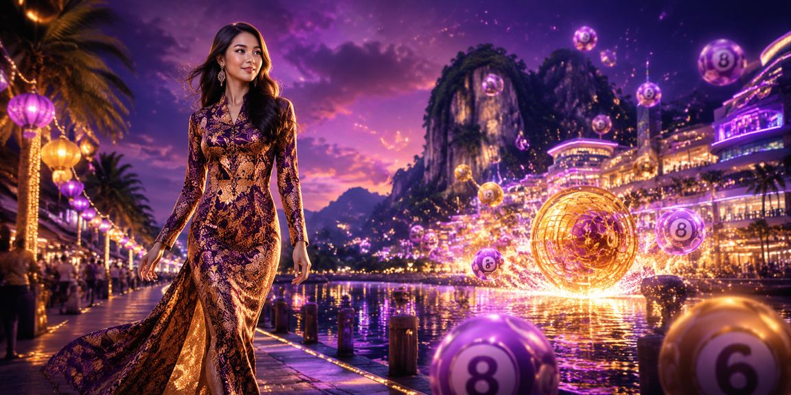 Permainan loteri bermotif batik bergaya Melayu di Ipoh Perak